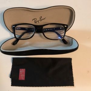Blue light blocking lenses and RayBan frames